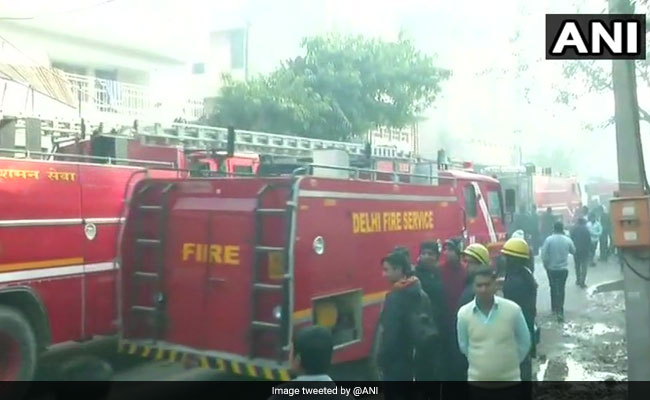 Fire Erupts At Shoe Factory In Delhi's Peera Garhi