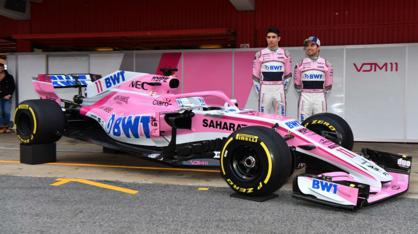F1: Force India Reveals 2018 VJM11 Challenger