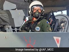 French Air Force Chief General Andre Lanata Takes Sortie On Tejas