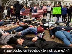 Teens 'Lie-In' Outside White House, Demand Gun Reform After Shooting In Florida School