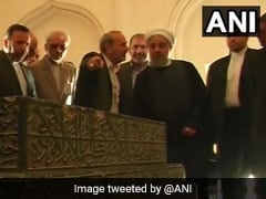 Hassan Rouhani Visits Hyderabad Mosque, Calls For Unity Among Muslims