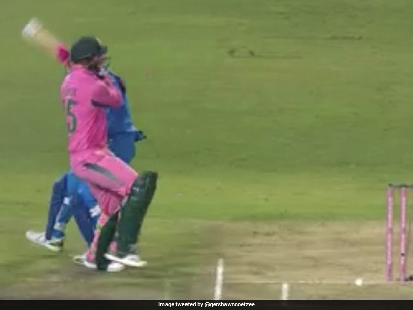 India vs South Africa, 4th ODI: Heinrich Klaasen Steps Outside The Pitch To Hit Yuzvendra Chahal For Four