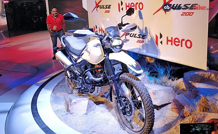 Auto Expo 2018: Hero XPulse 200 Adventure Motorcycle Makes India Debut
