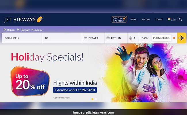 Jet Airways Sale: Offer On Domestic Flight Tickets Extended Till February 26