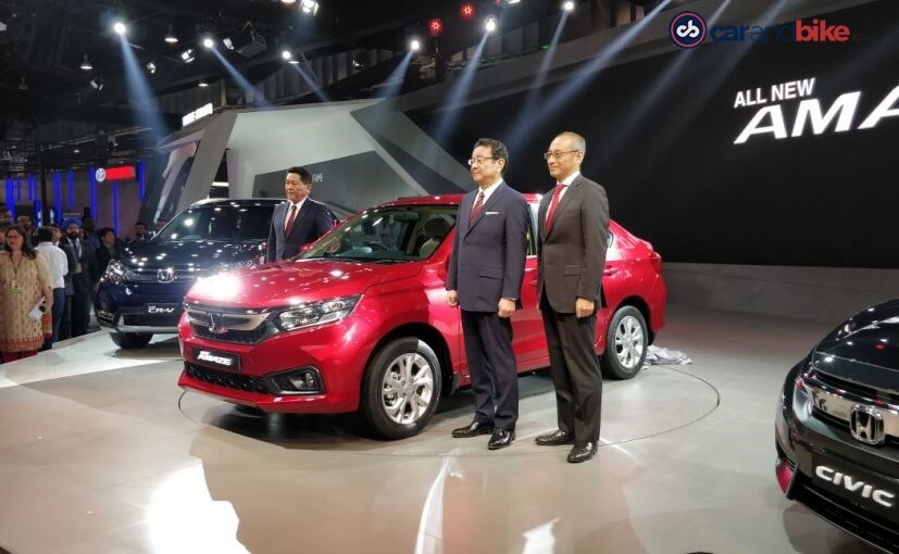 Auto Expo 2018: New Honda Amaze Unveiled