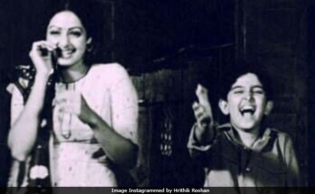 How Sridevi Helped A Nervous (And Very Young) Hrithik Roshan Through An Early Film Scene