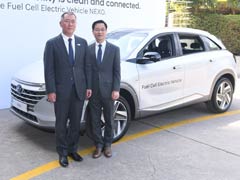 Hyundai NEXO Fuel Cell EV Showcased At India-Korea Business Summit