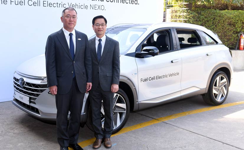 Hyundai NEXO Fuel Cell EV Showcased At India-Korea Business Summit