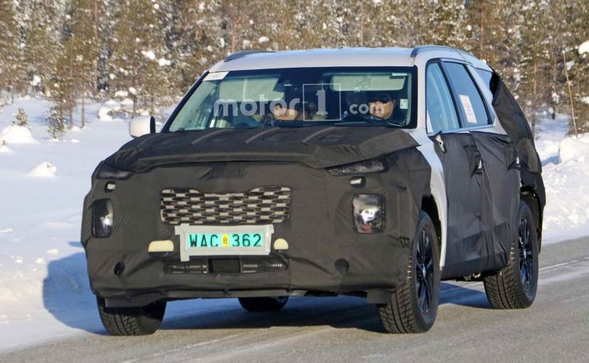 hyundais 8 seater spied face