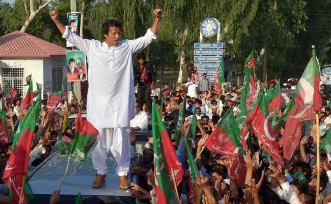 Shoe Thrown At Imran Khan During Rally In Pakistan