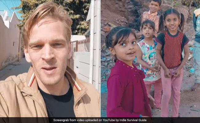 Foreigner Goes To Haryana, Speaks In Hindi. Reaction Of Locals Is Viral