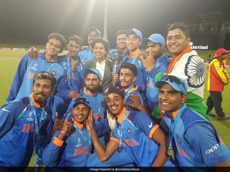 Under 19 World Cup From Sachin To Sehwag Wishes Pour In For Victorious India Colts Cricket News