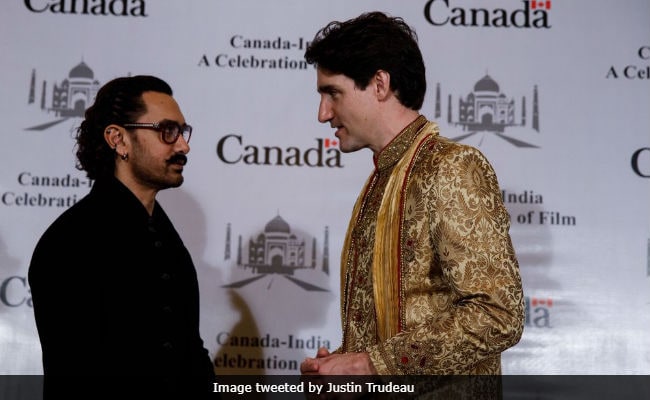 Aamir Khan, Shah Rukh Khan Meet Justin Trudeau, Discuss Films. See Pics