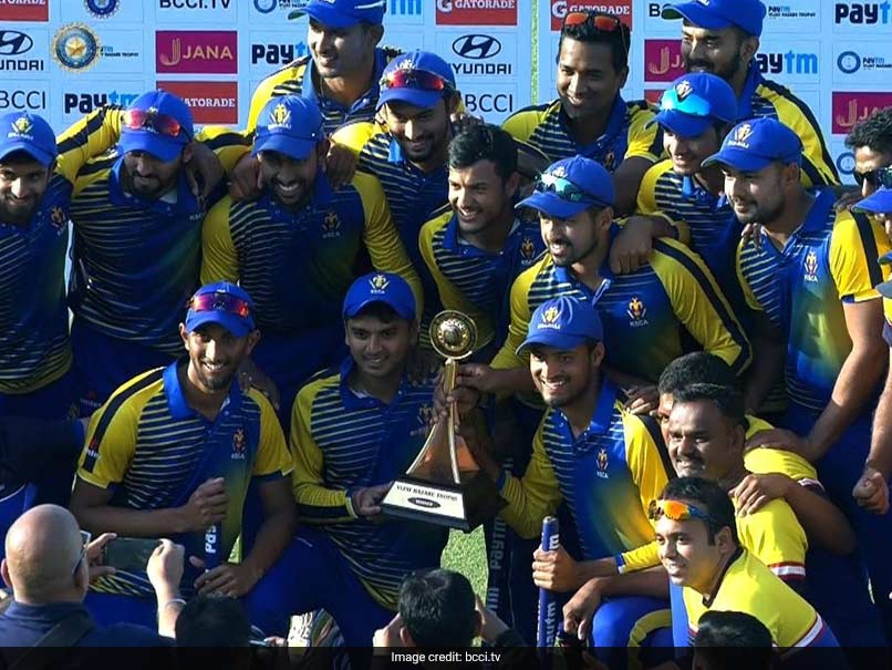 Karnataka Beat Saurashtra To Win Vijay Hazare Trophy