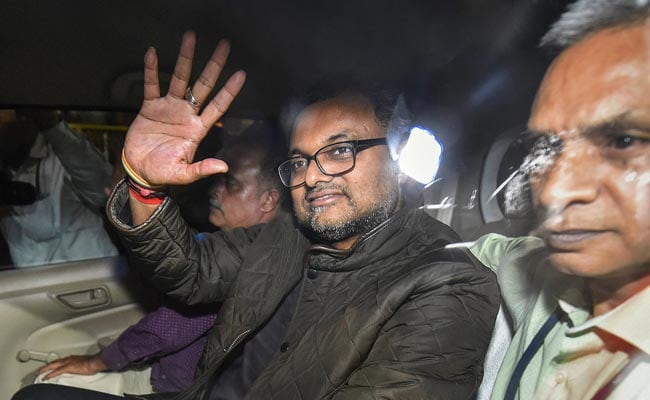 Don't Worry, I'm There: P Chidambaram To Son Karti