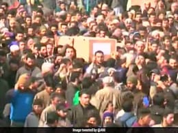 Large Crowds At Funerals Of Sunjuwan Attack Victims In Kashmir Valley Large Crowds At Funerals Of Sunjuwan Attack Victims In Kashmir Valley