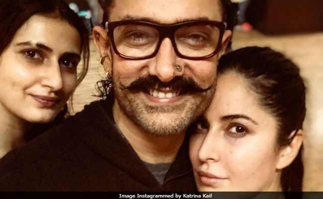 Katrina Kaif Posts New Selfie With 'Thugs' Aamir Khan And Fatima Sana Shaikh