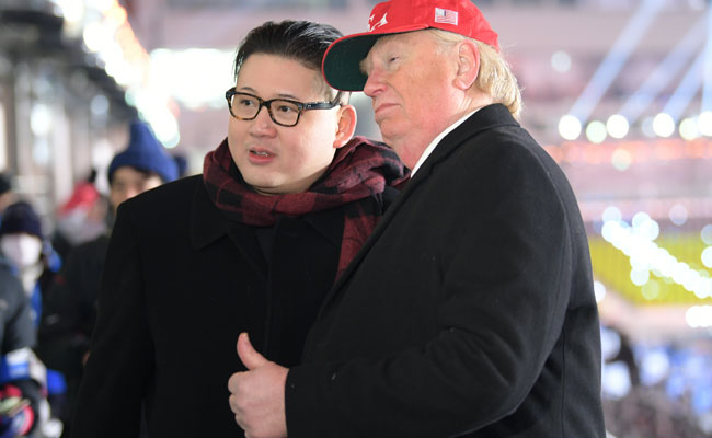 Kim Jong-Un, Donald Trump Lookalikes Stun Audience At The Olympics