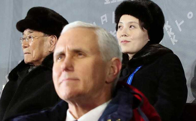 "Unpardonable": North Korea Slams Mike Pence For "Defaming" Kim's Sister