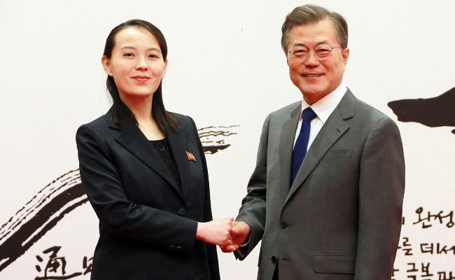 Kim Jong-Un Says South Korea's Welcome Given To Sister "Impressive"