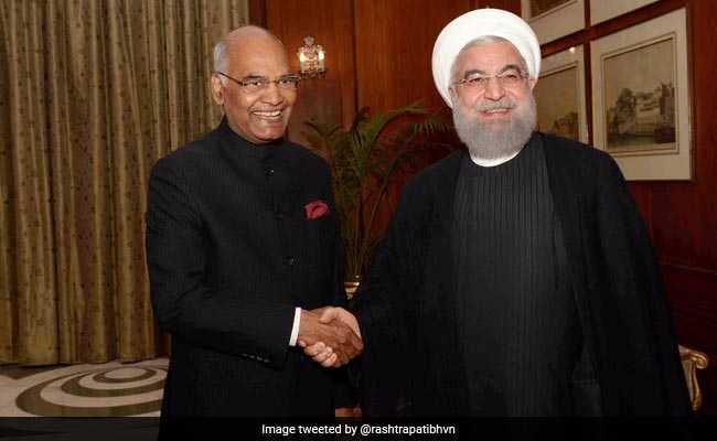 Iran President's India Visit Highlights: Iran's Hassan Rouhani Meets With President Ram Nath Kovind