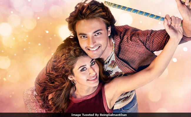 A Valentine's Day Gift From Salman Khan: <i>Loveratri</i> Poster With Warina Hussain And Aayush Sharma