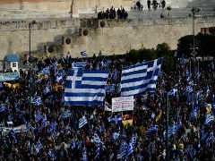Tens Of Thousands Of Greeks Protest Over Macedonia Name Row