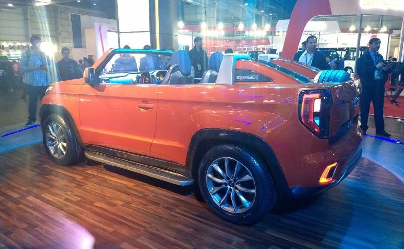 mahindra tuv stinger concept rear