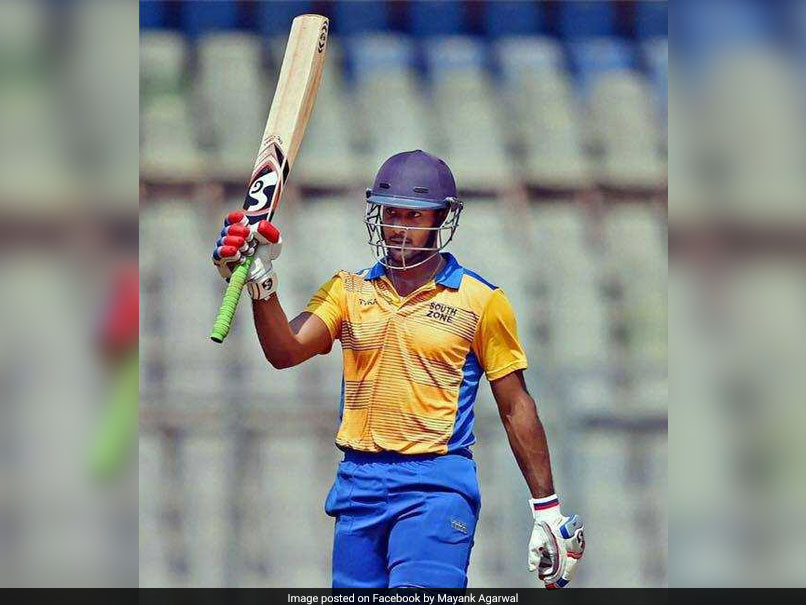 Mayank Agarwal Scores Record 723 Runs In A List-A Tournament