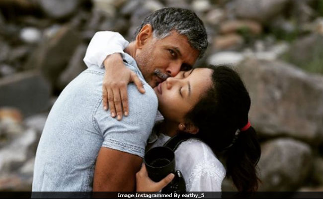 Milind Soman, Girlfriend Ankita Celebrate 'Anniversary' With Loved-Up Instagram Posts