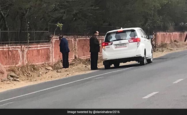 Photo Of Rajasthan Minister Urinating On Jaipur Walls Goes Viral