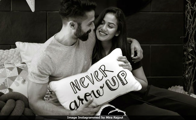 Shahid Kapoor And Mira Rajput's 'Never Grow Up' Picture Is The Cutest Couple Goal