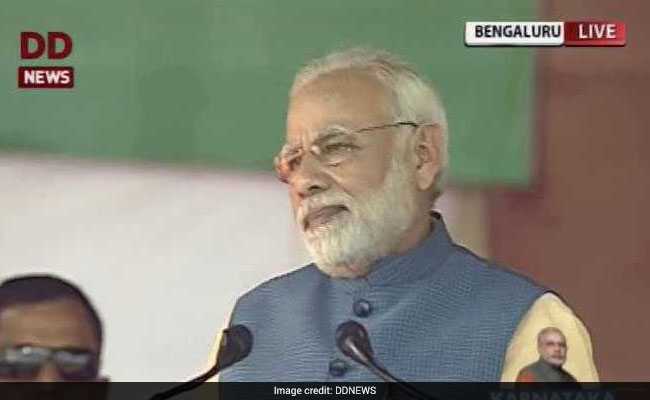 "Time For Congress To Go," PM Modi Tells Rally In Bengaluru: Highlights