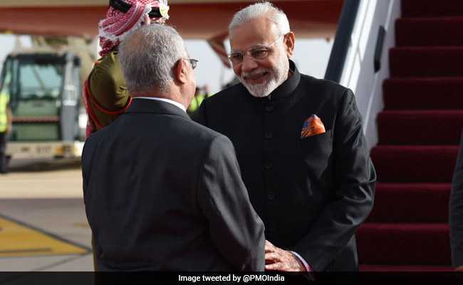 PM Modi Arrives In Jordan As Part Of 3-Nation Gulf, West Asia Tour