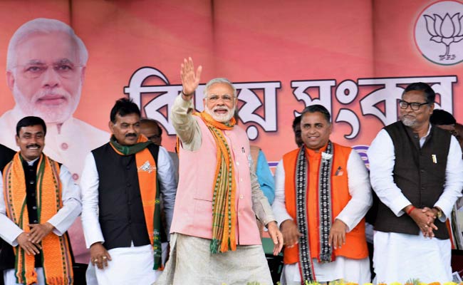 BJP Developing Northeast India, Tripura Backward Due To Left: PM Modi