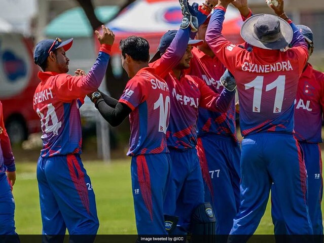 Nepal Captain Cant Speak After Thrilling Win to Reach Cricket World Cup Qualifiers