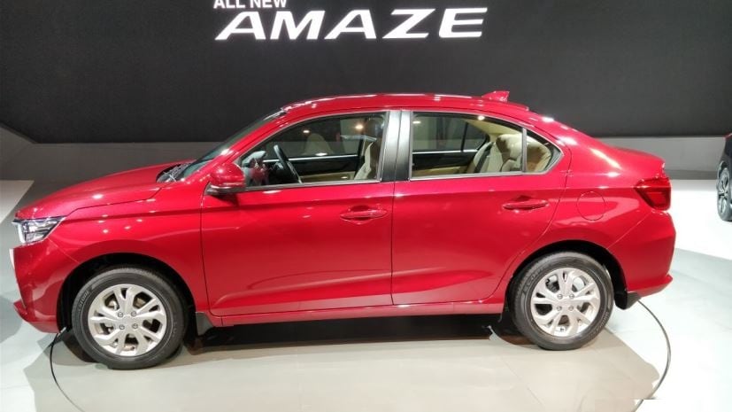 new honda amaze side