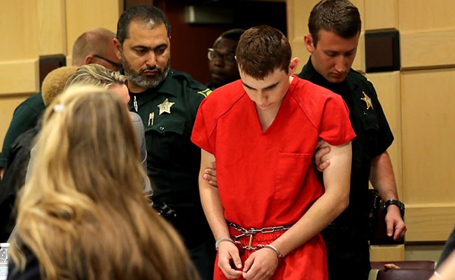 Head Bowed, Florida School Shooter Makes First Public Appearance In Court