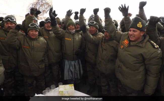 Nirmala Sitharaman Boosts Army's Morale During First Visit To Ladakh's Highest Post