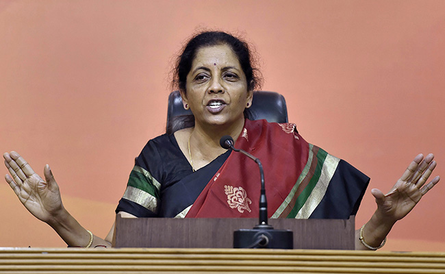 Hollande Claim Linked To Charges Against "Associate": Nirmala Sitharaman