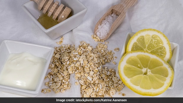 oats and lemon face pack