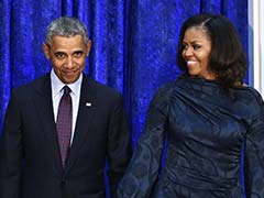Obama Unveils Official Portraits, Jokes About Wife Michelle's "Hotness"