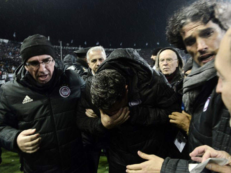 Greek Football Match Called Off After Coach Injured By Toilet Roll