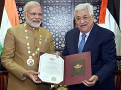 PM Modi Conferred Grand Collar Of The State Of Palestine