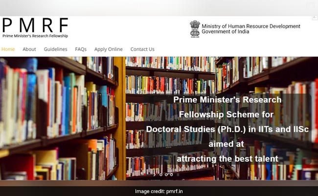 Online Registration For Prime Minister's Research Fellowship Begins