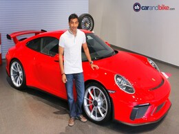 Exclusive: Narain Karthikeyan Takes Delivery Of His Porsche 911 GT3 In Mumbai Exclusive: Narain Karthikeyan Takes Delivery Of His Porsche 911 GT3 In Mumbai