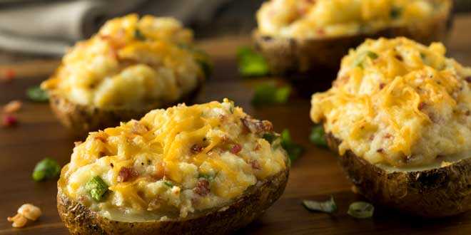 Baked potatoes with spicy chickpeas — Co-op