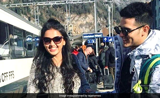 Priyank Sharma And Tejasswi Prakash Light Up Instagram With Stunning Pics From Switzerland