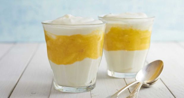 Tofu Mango Mousse Pudding