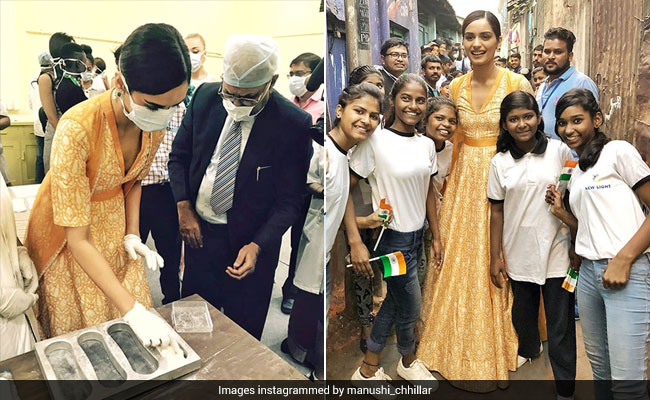Inside Miss World Manushi Chhillar's 'Beauty With A Purpose' Tour